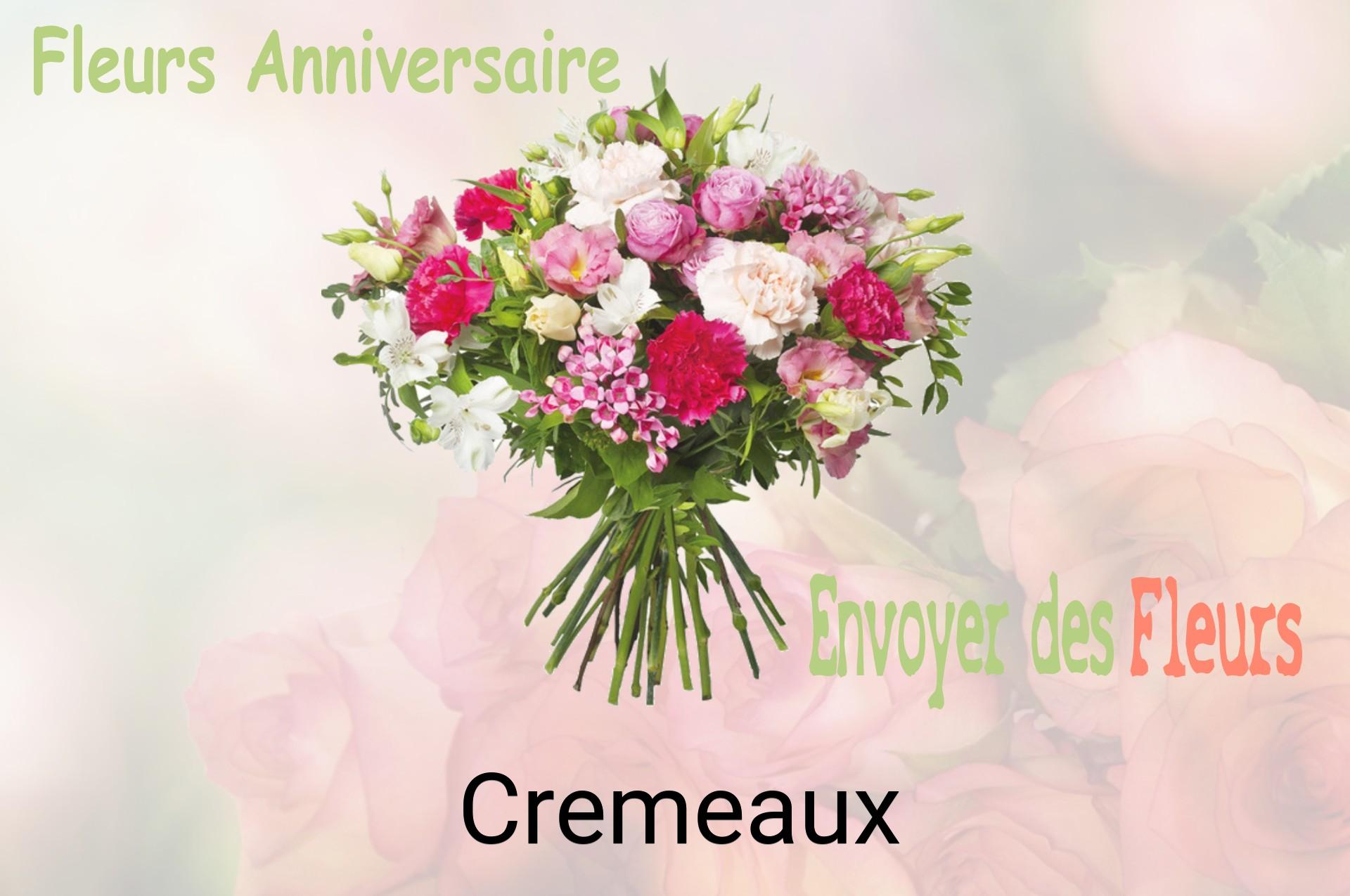 Bouquet de fleurs d’anniversaire livré à Cremeaux