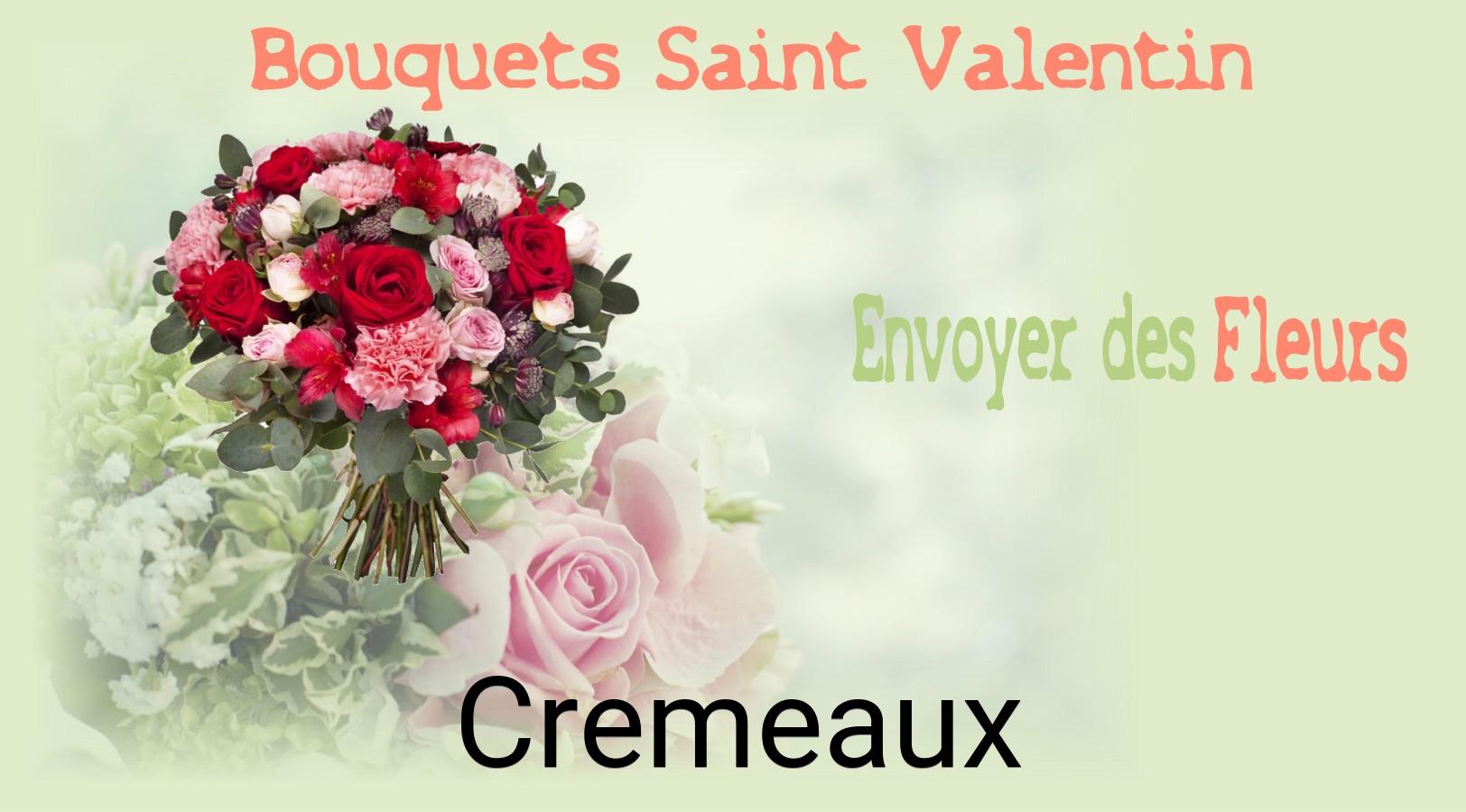 Roses de Saint-Valentin livrées à Cremeaux